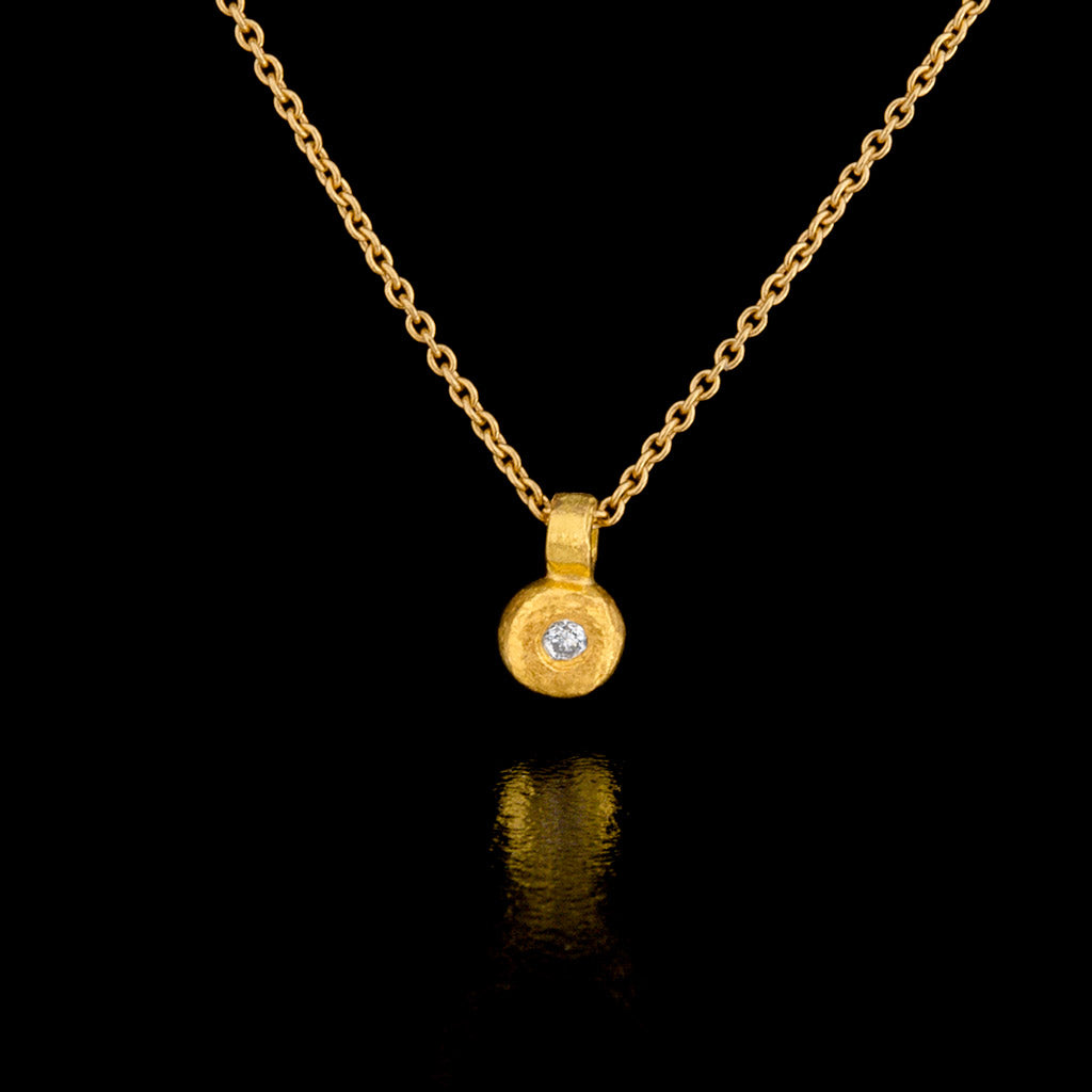 24k gold deals diamond necklace