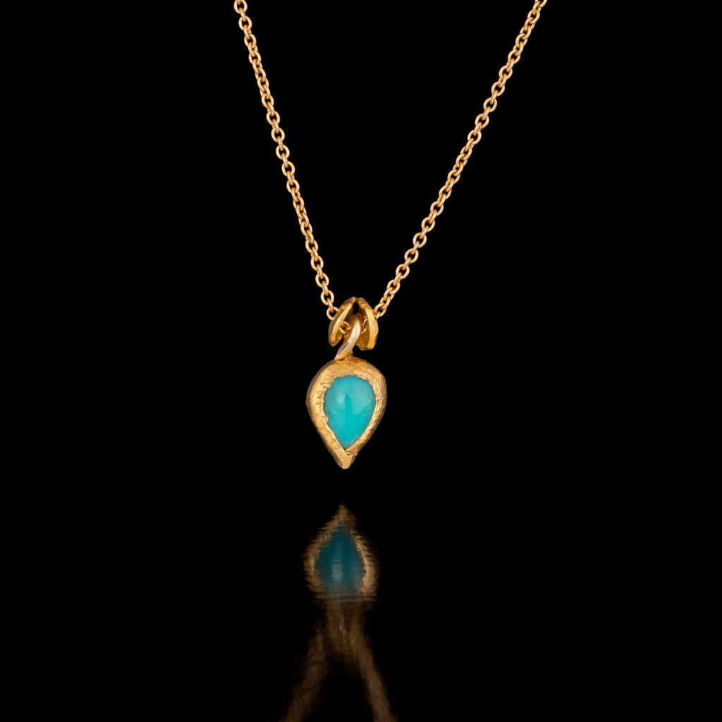 Turquoise Small Drop Pendant